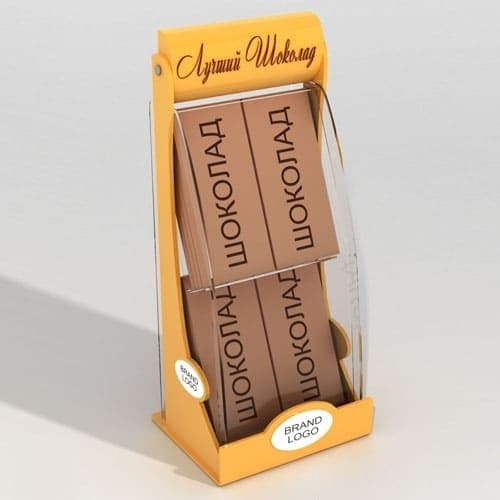 Подставка для шоколадок из прозрачного оргстекла (арт. ПР039)