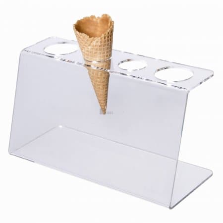 Подставка для рожков мороженого из прозрачного оргстекла (арт.  ПР020)